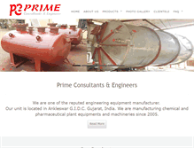 Tablet Screenshot of primeconsultantengg.com
